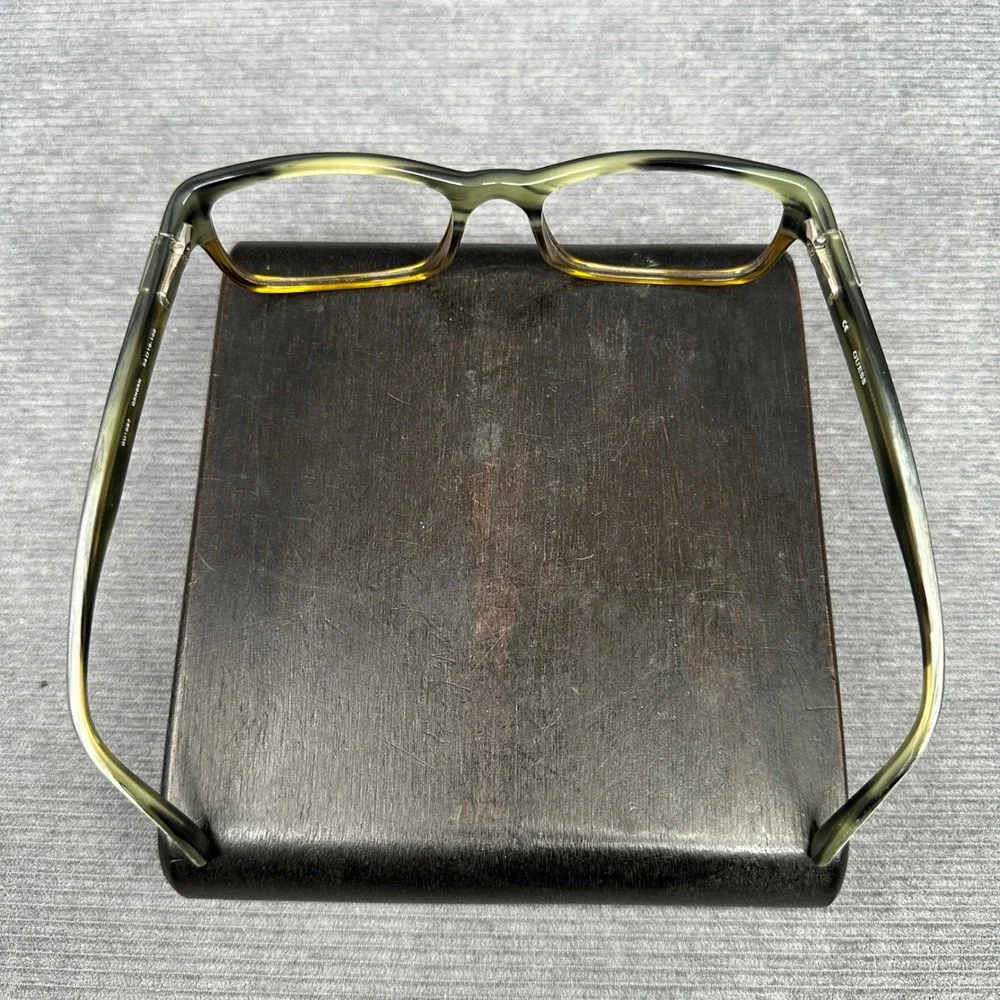 Guess GU1687 GRNBRN Green Brown Gradient Rectangular Eyeglasses Frames 54-19-140